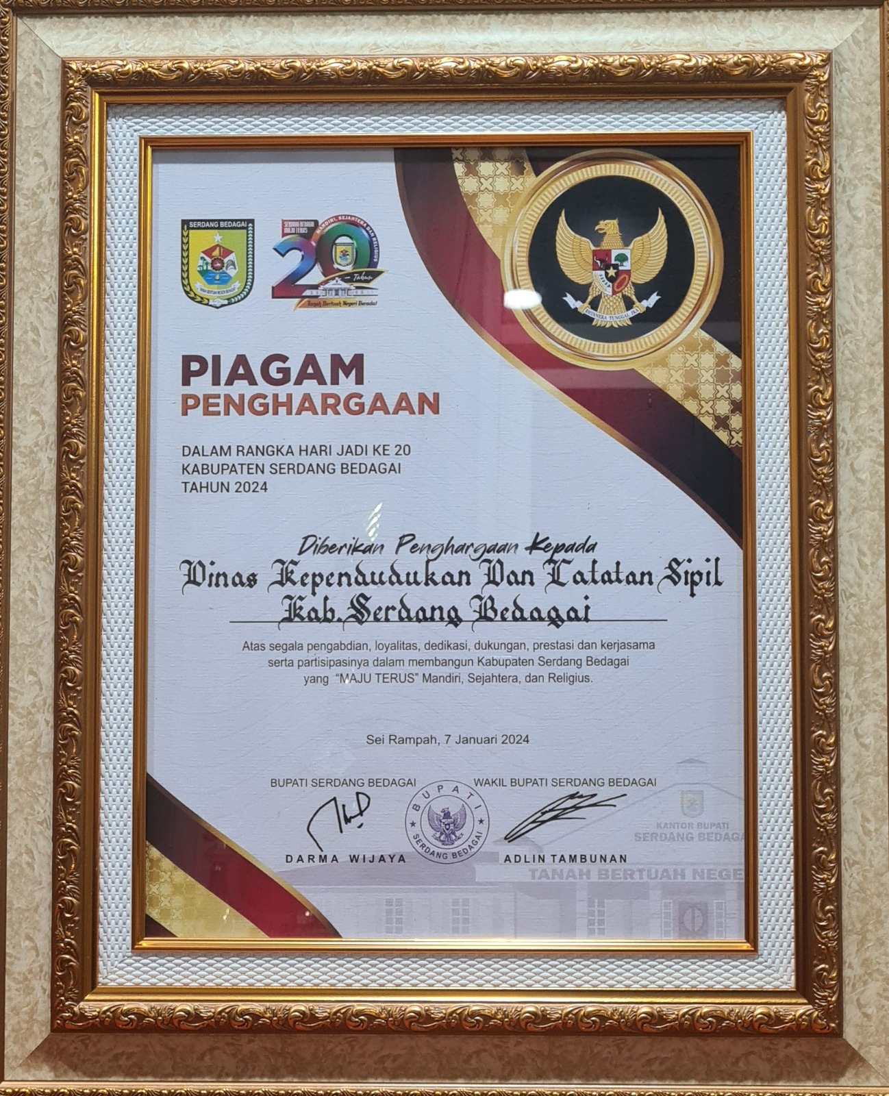 Sertifikat Penghargaan 3